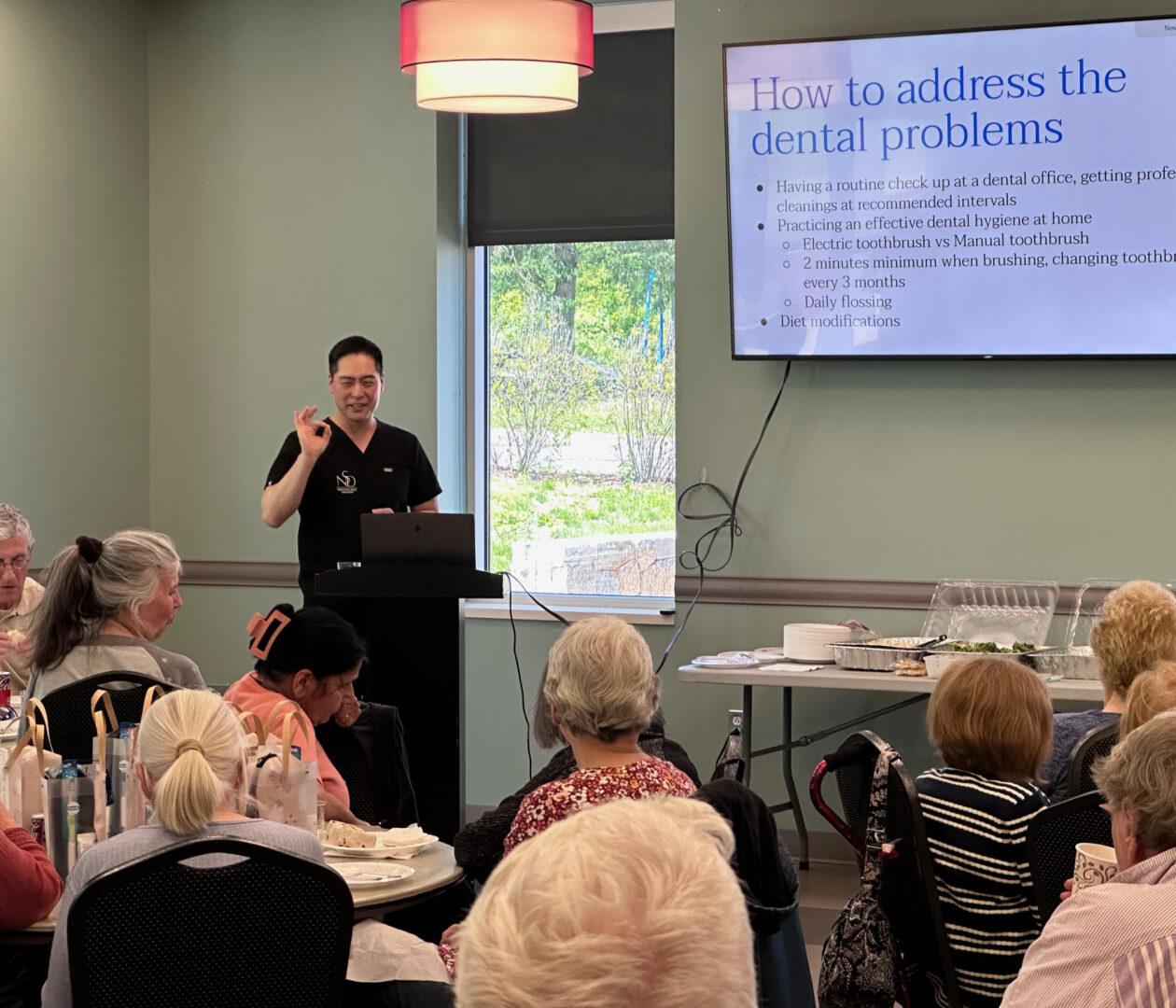 3. senior center (lunch & learn) 5 12 25